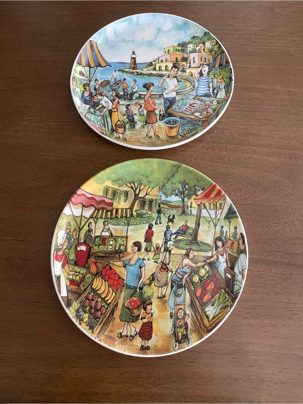 2 Large Plates by EFFETTI D'ARTE